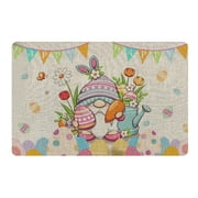 Goattoy Easter Decorations Mat Indoor for Home,Office,Bedroom,Colorful Easter Ornaments for Party Supplies,Clearance Savings,Spring Gifts for Kids, Family, Friends
